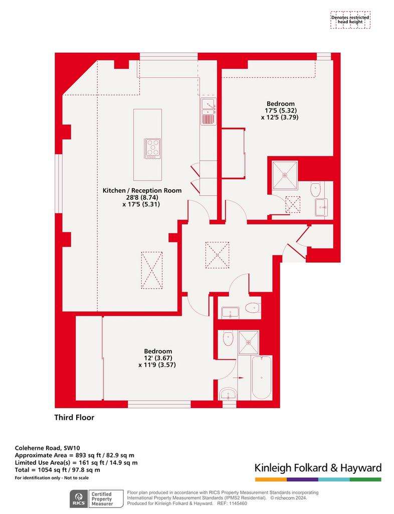 2 bedroom flat for sale - floorplan