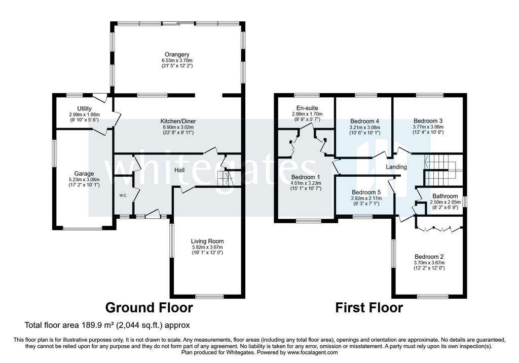 5 bedroom detached house for sale - floorplan