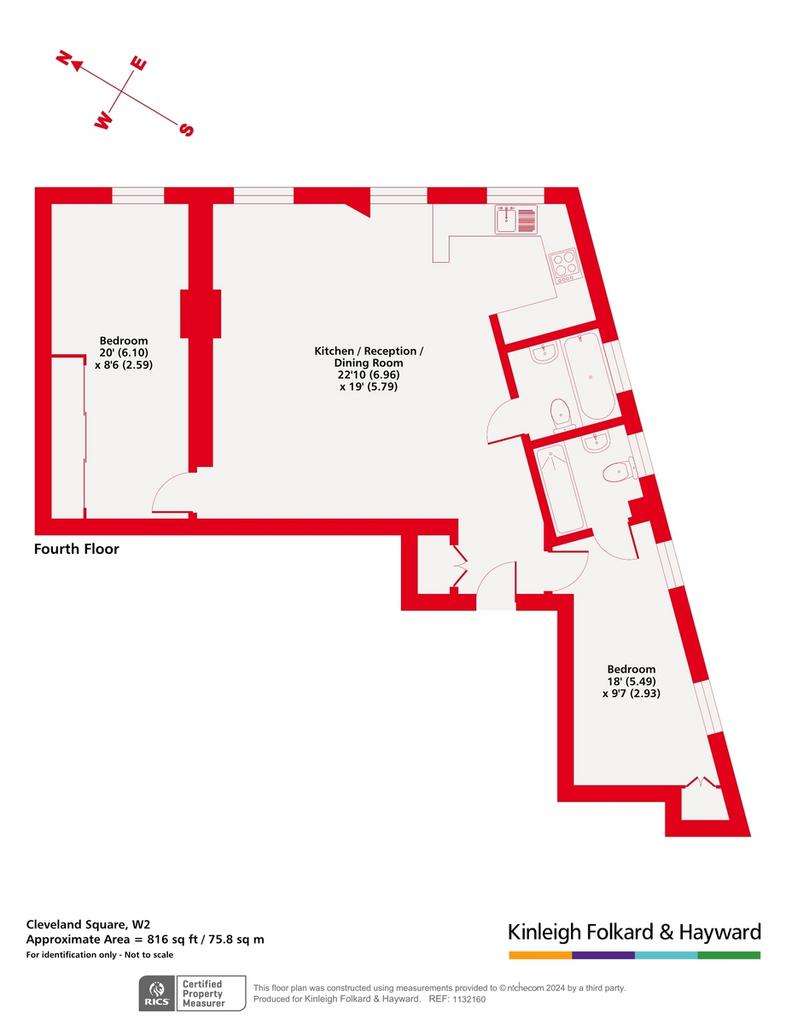 2 bedroom flat for sale - floorplan