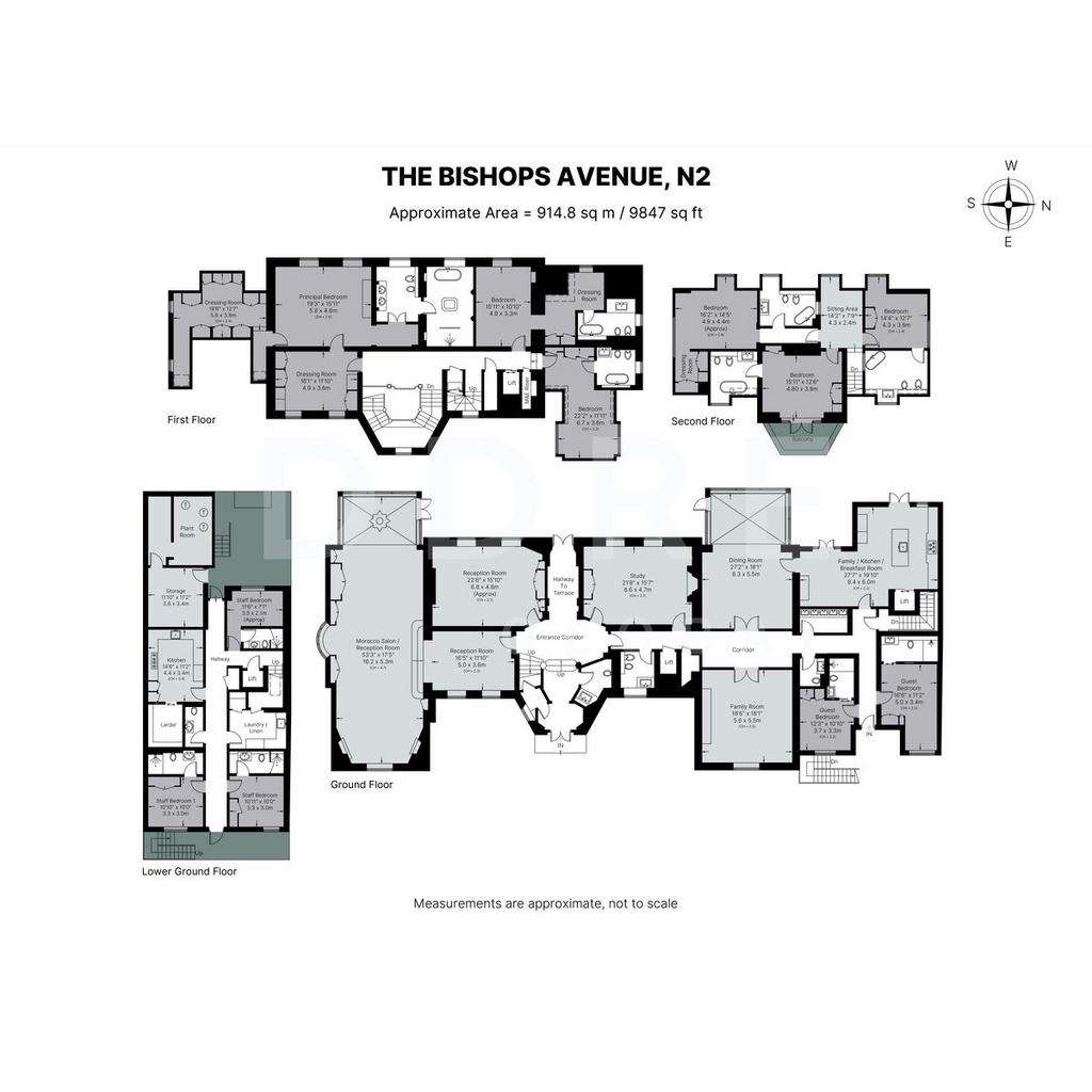 12 bedroom detached bungalow to rent - floorplan