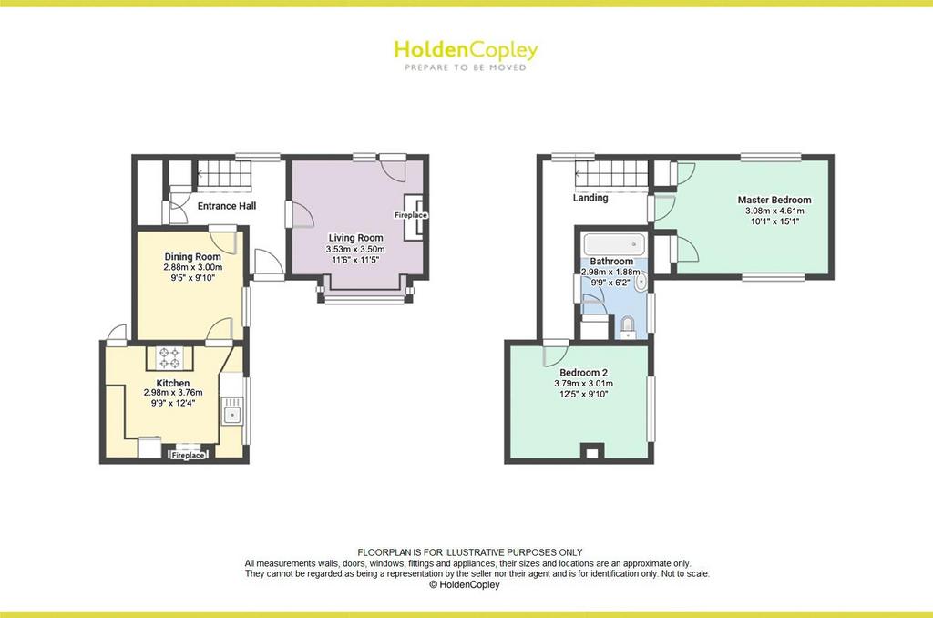 2 bedroom cottage for sale - floorplan