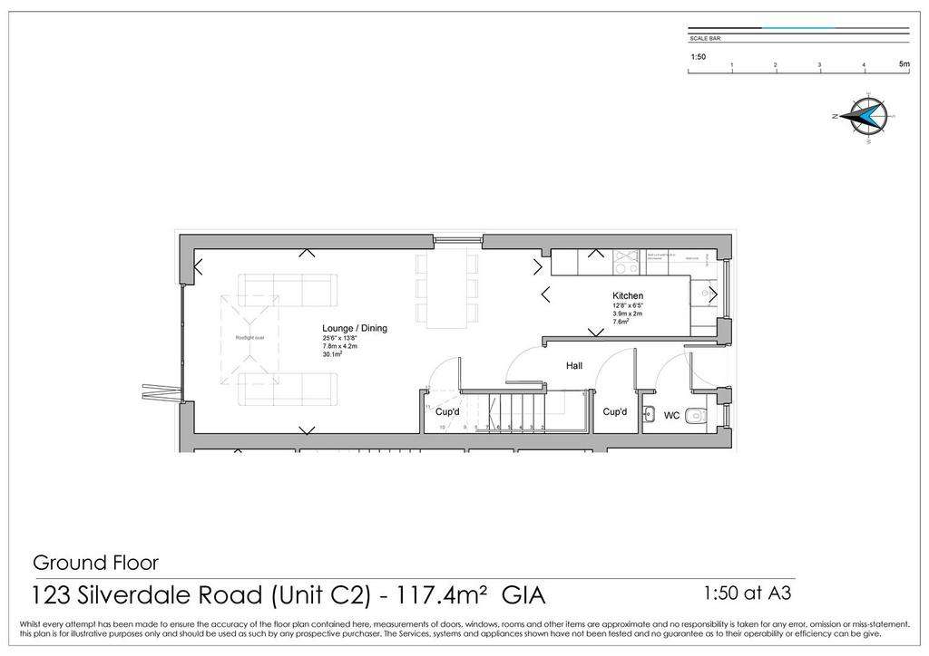 4 bedroom semi-detached house for sale - floorplan