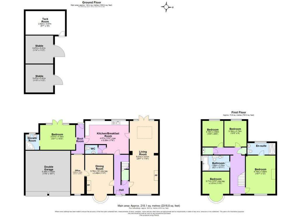 5 bedroom detached house for sale - floorplan