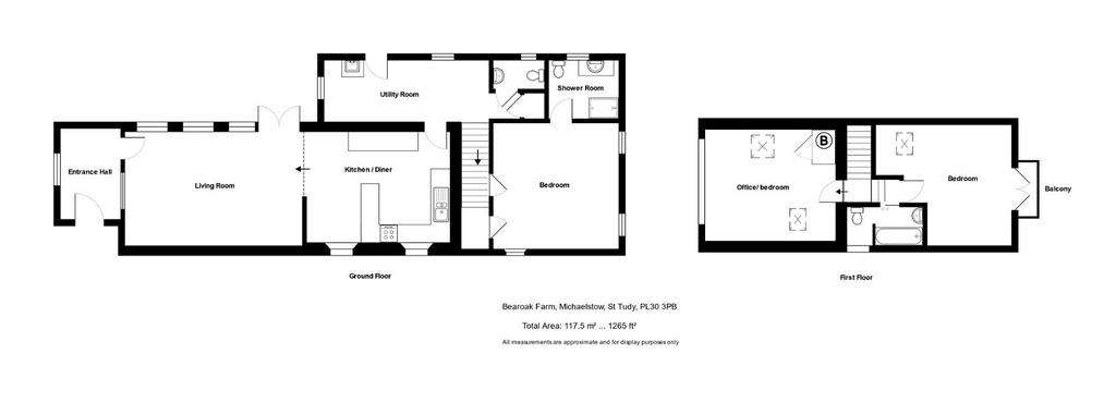 3 bedroom barn conversion for sale - floorplan