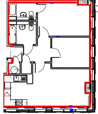 2 bedroom flat for sale - floorplan