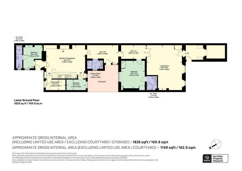 3 bedroom flat for sale - floorplan