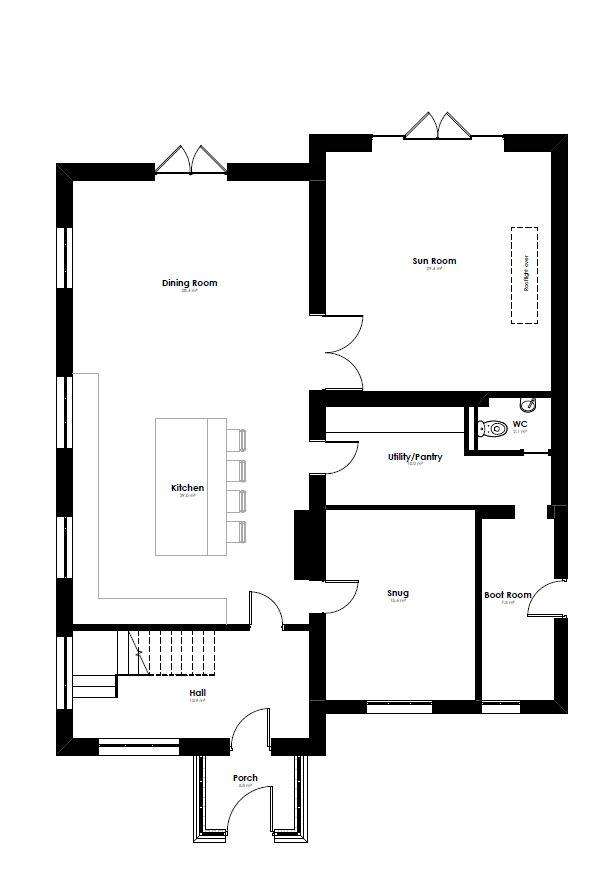 4 bedroom detached house for sale - floorplan