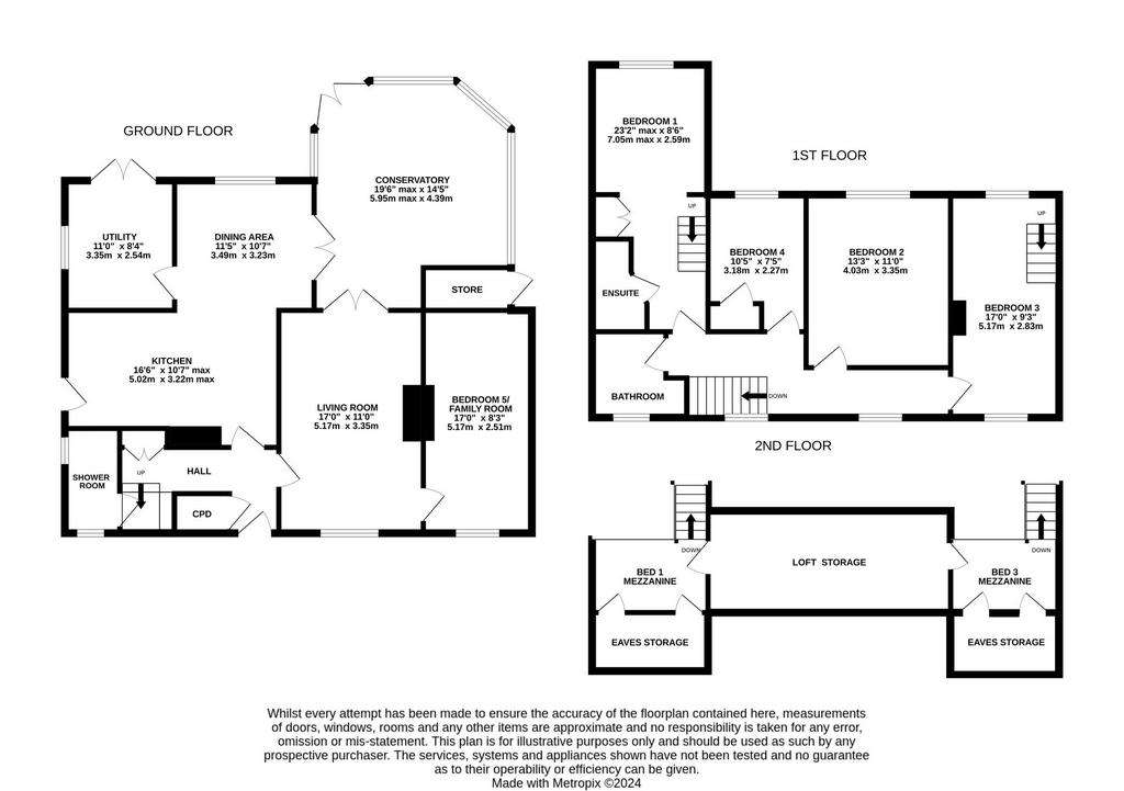 4 bedroom detached house for sale - floorplan