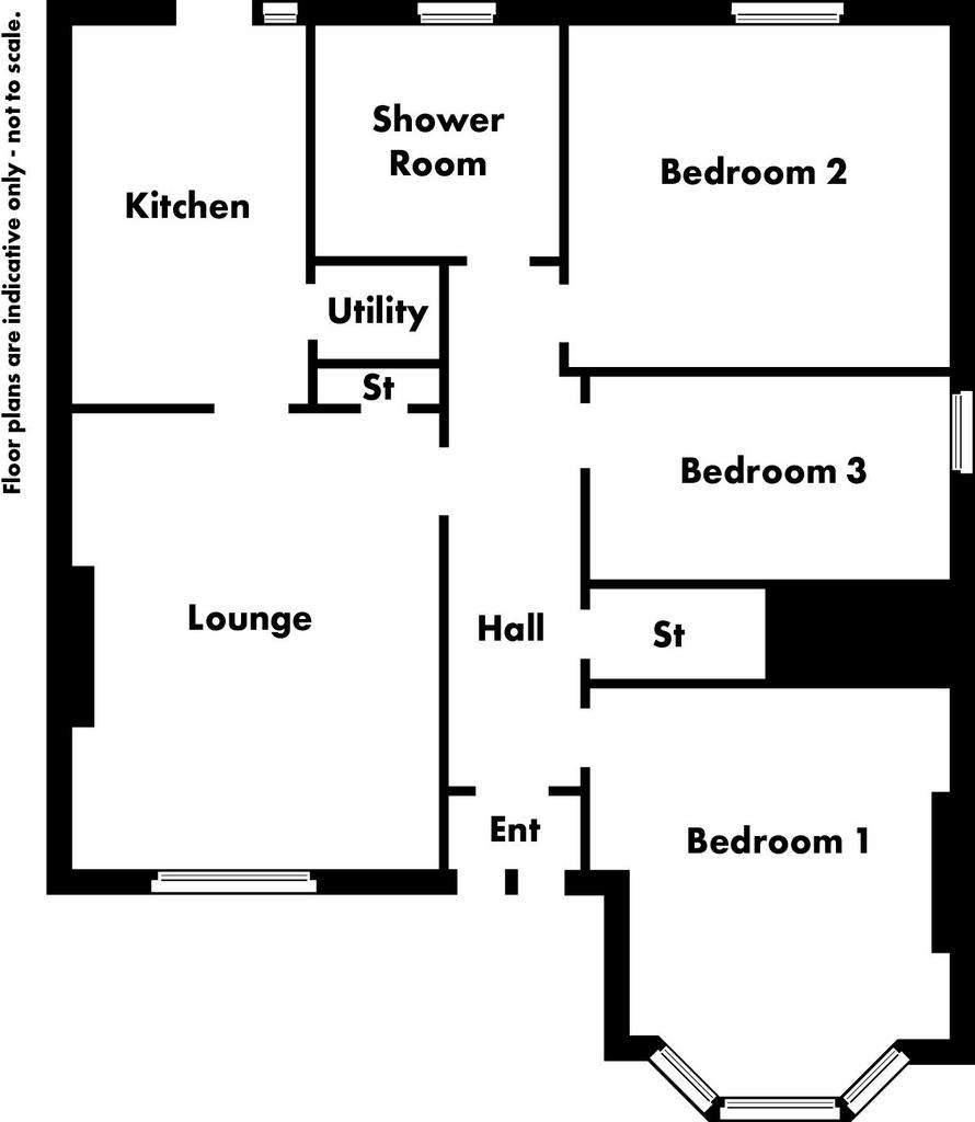 3 bedroom flat for sale - floorplan