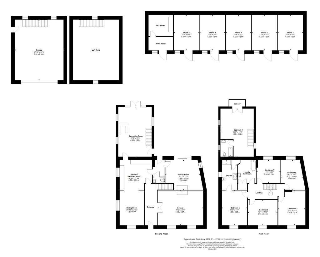 6 bedroom detached house for sale - floorplan