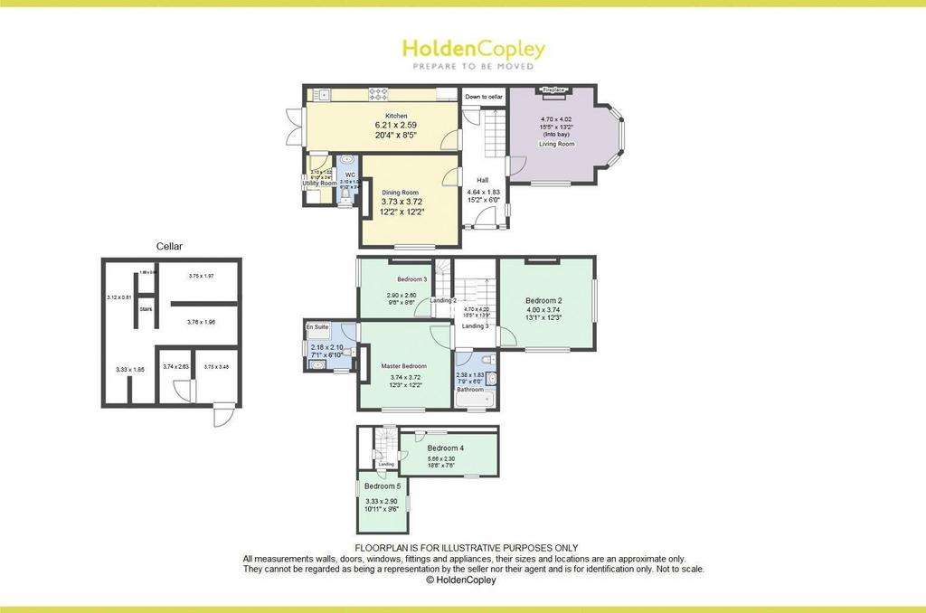 5 bedroom detached house for sale - floorplan