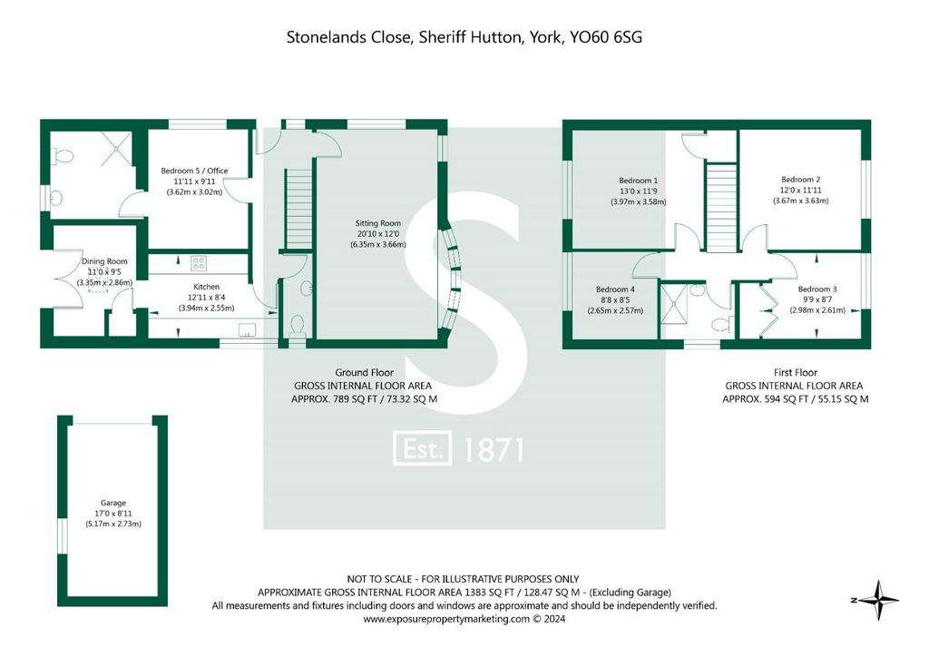 4 bedroom detached house for sale - floorplan