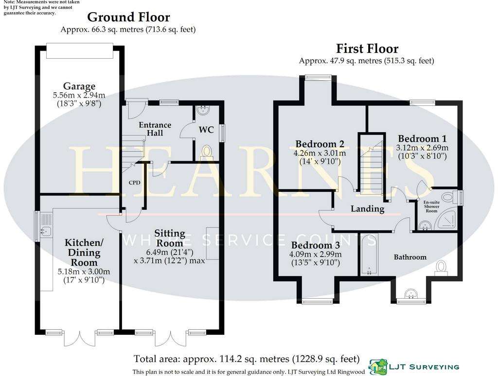 3 bedroom detached house for sale - floorplan