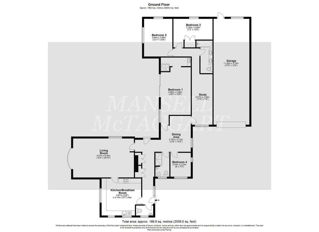 4 bedroom detached house for sale - floorplan