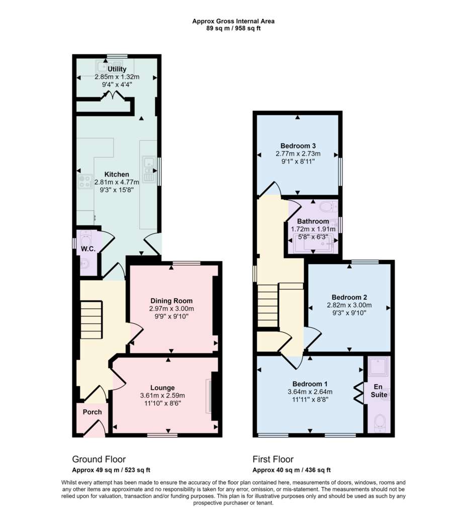 3 bedroom detached house for sale - floorplan