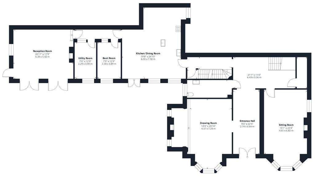 4 bedroom semi-detached house for sale - floorplan