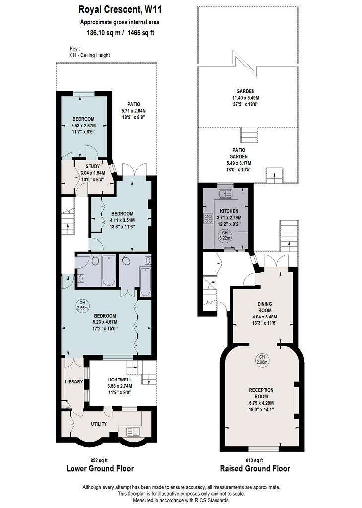 3 bedroom flat for sale - floorplan