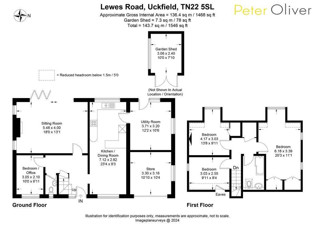 4 bedroom detached house for sale - floorplan