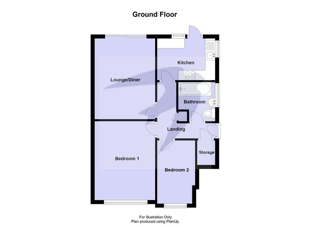 2 bedroom maisonette for sale - floorplan