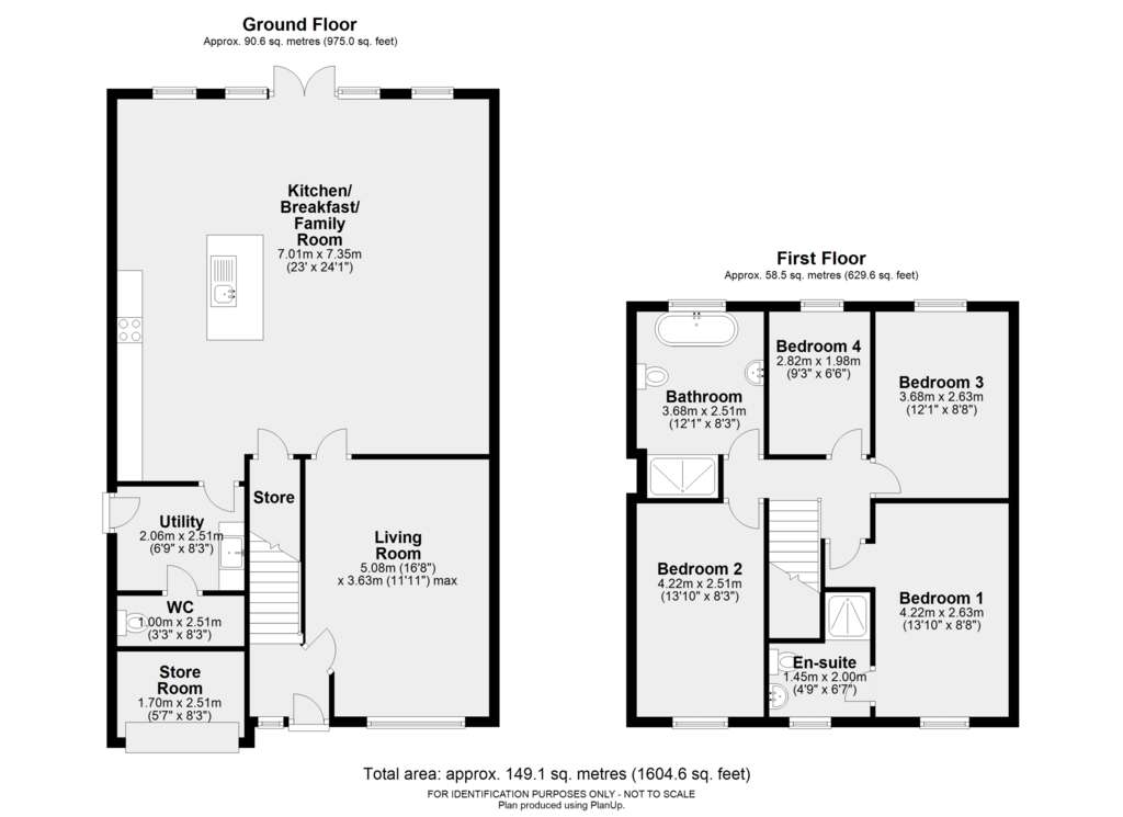 4 bedroom detached house for sale - floorplan