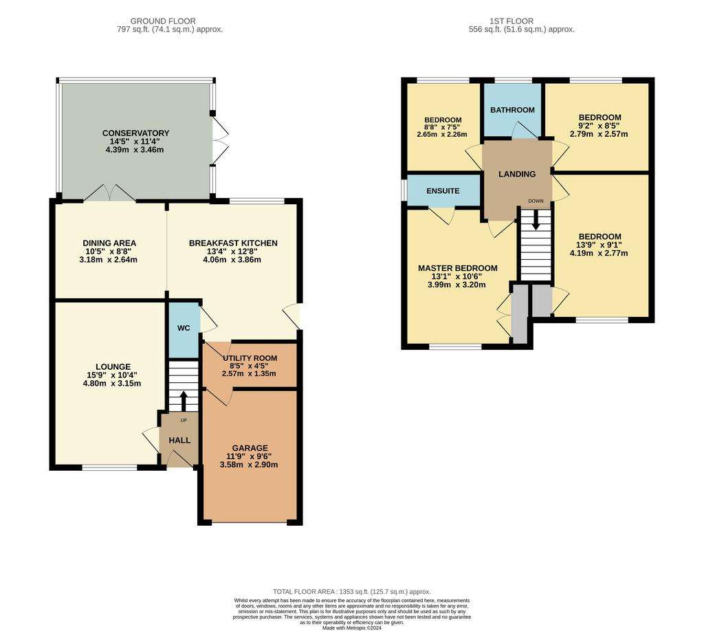 4 bedroom detached house for sale - floorplan