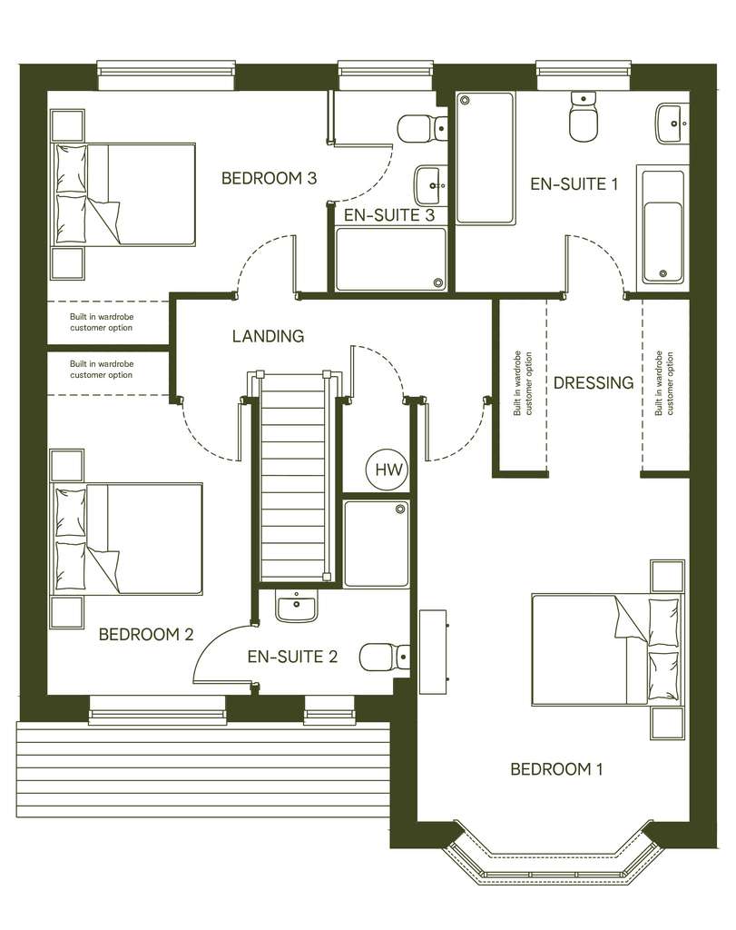 3 bedroom detached house for sale - floorplan