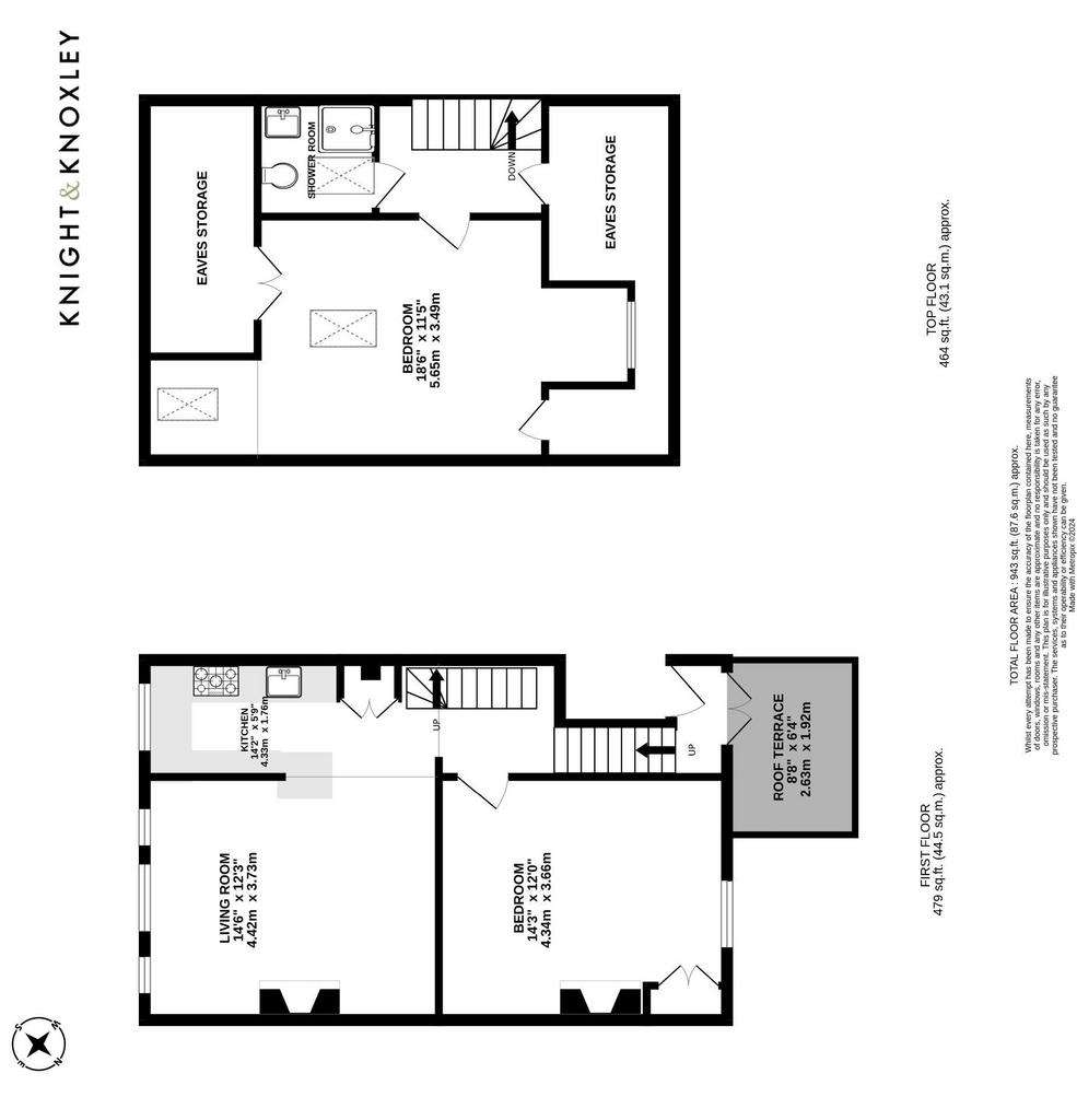 2 bedroom maisonette for sale - floorplan