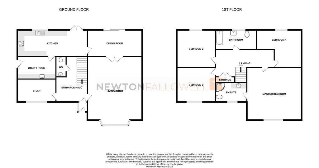 4 bedroom detached house for sale - floorplan