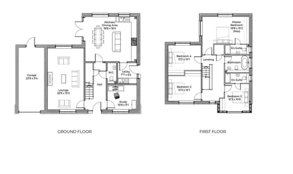 4 bedroom detached house for sale - floorplan