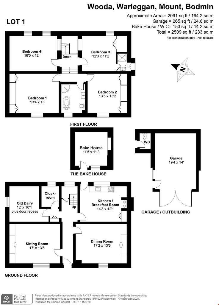 4 bedroom detached house for sale - floorplan