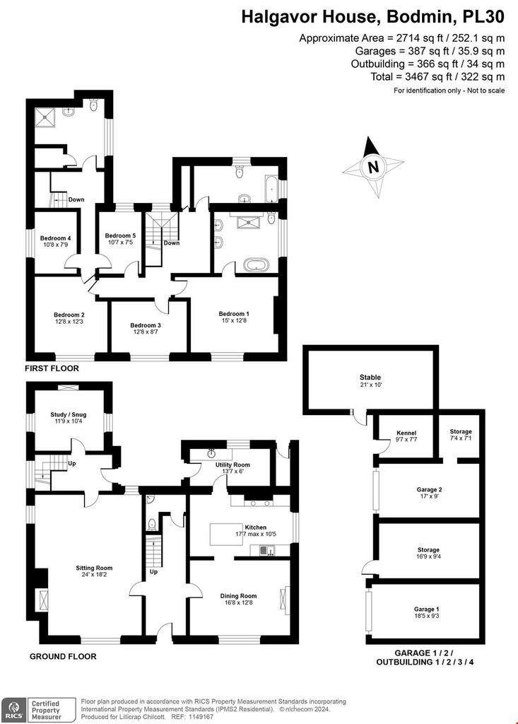 5 bedroom detached house for sale - floorplan