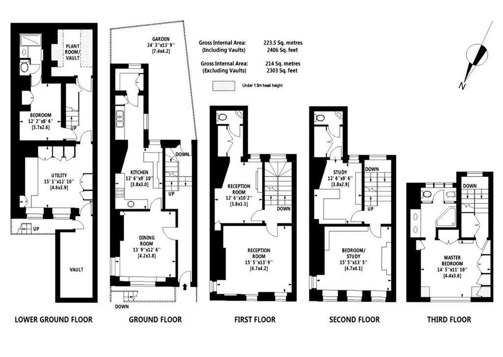 3 bedroom house to rent - floorplan