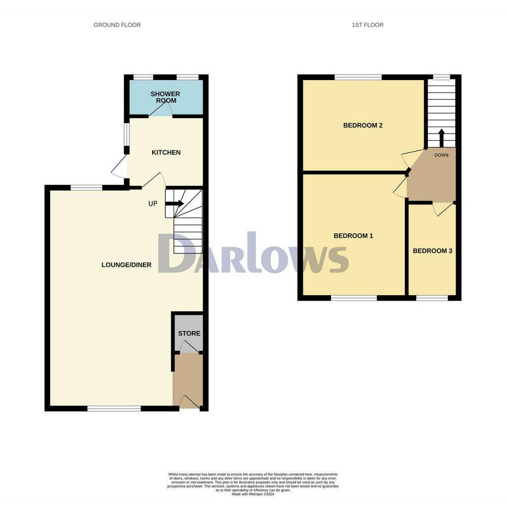 3 bedroom terraced house for sale - floorplan