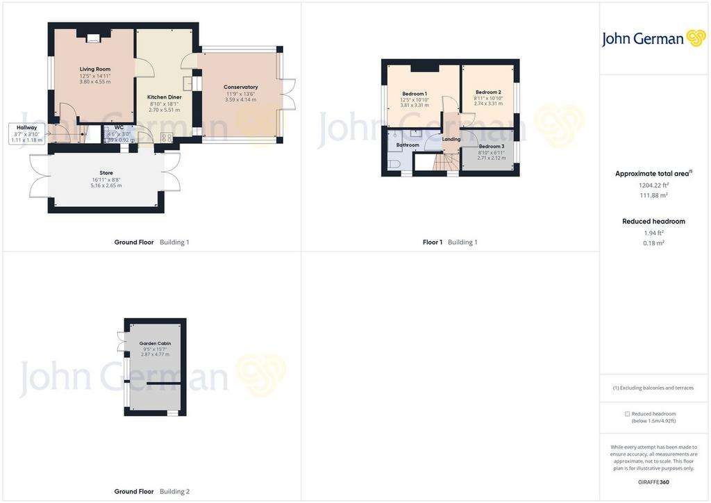 3 bedroom semi-detached house for sale - floorplan