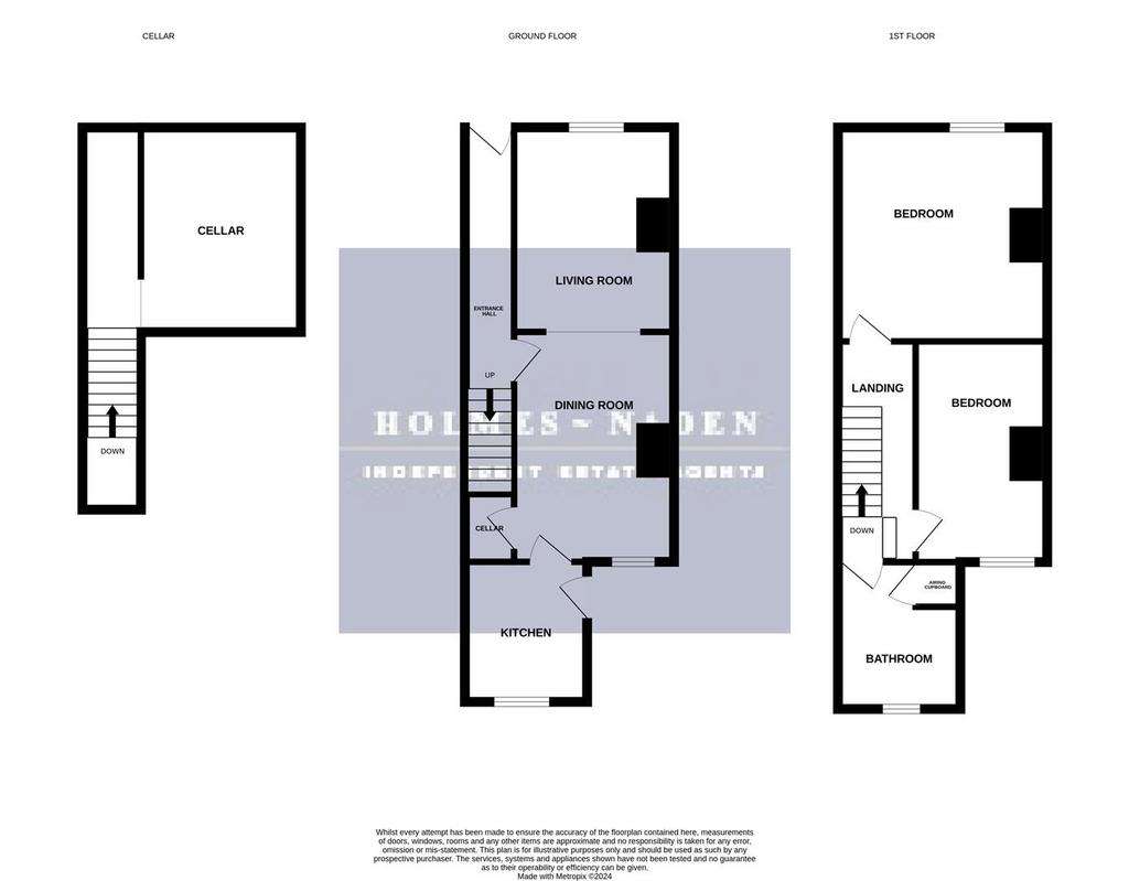 2 bedroom house for sale - floorplan