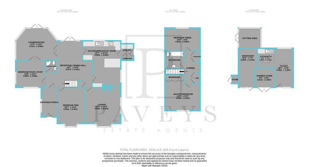 4 bedroom detached house for sale - floorplan