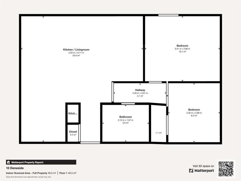 2 bedroom flat for sale - floorplan