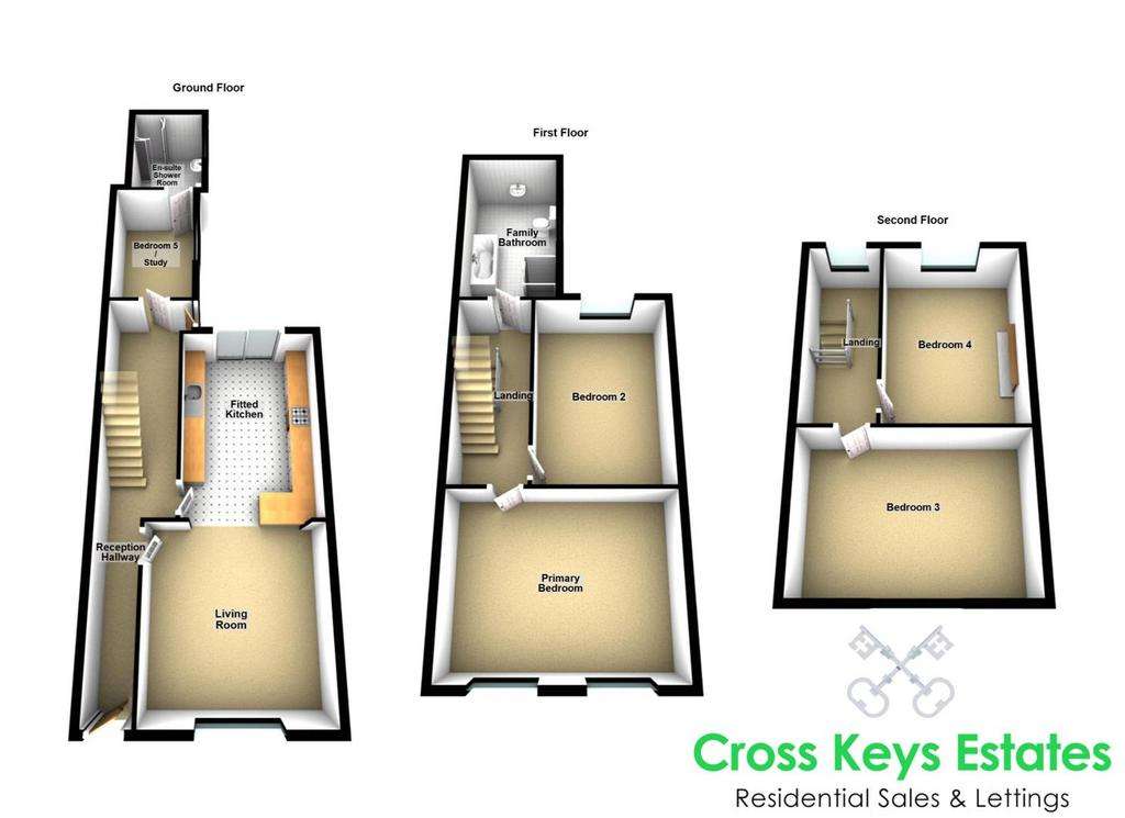 5 bedroom detached house for sale - floorplan