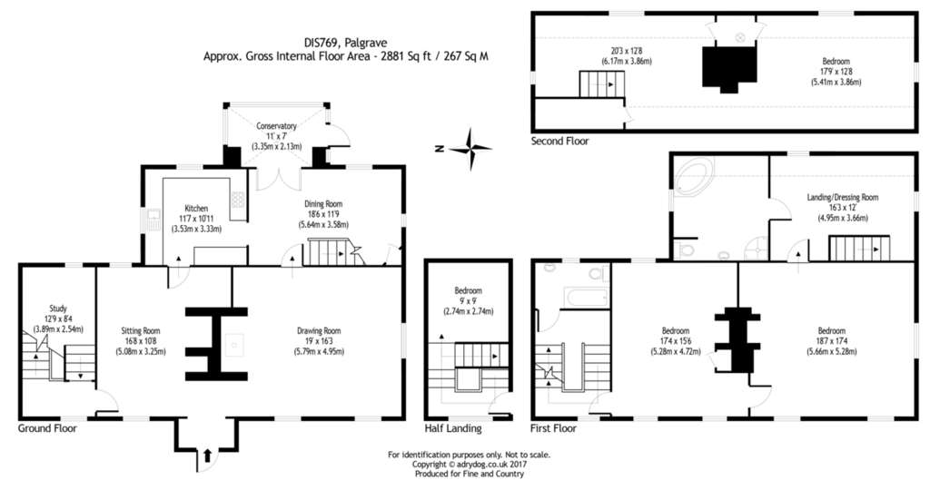 4 bedroom detached house for sale - floorplan