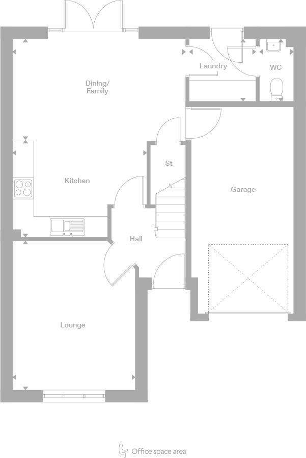 4 bedroom detached house for sale - floorplan