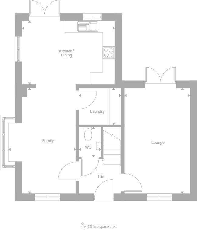 4 bedroom detached house for sale - floorplan