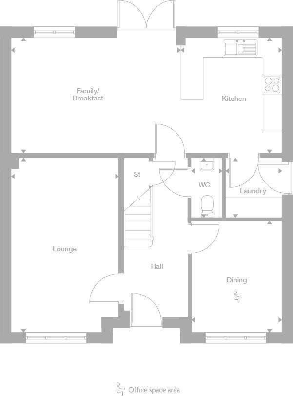 4 bedroom detached house for sale - floorplan