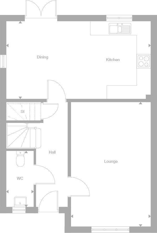 4 bedroom detached house for sale - floorplan