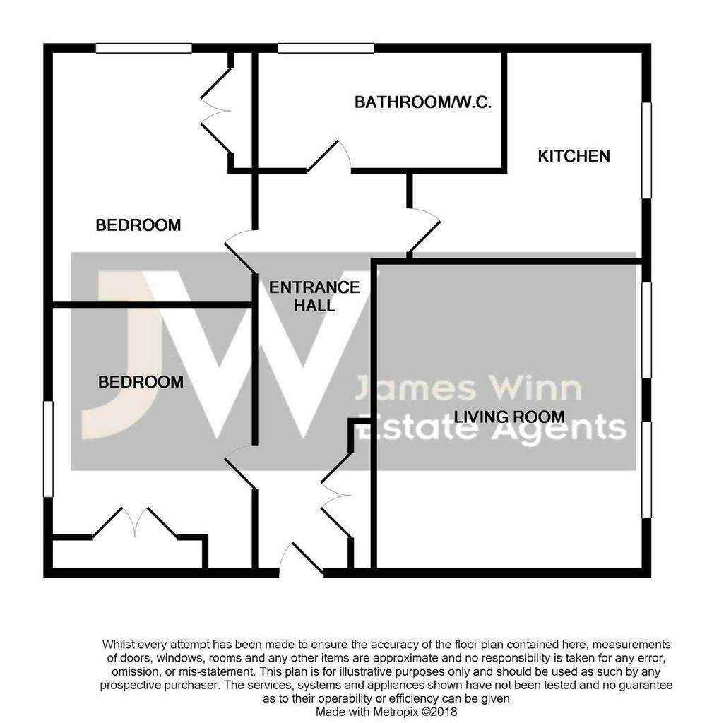 2 bedroom flat for sale - floorplan