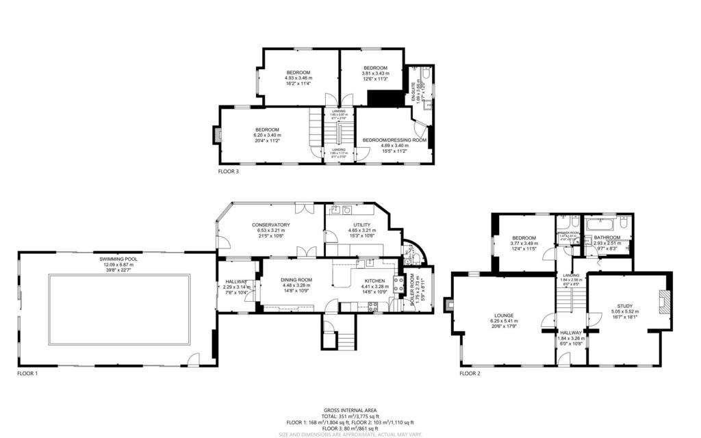 5 bedroom detached house for sale - floorplan