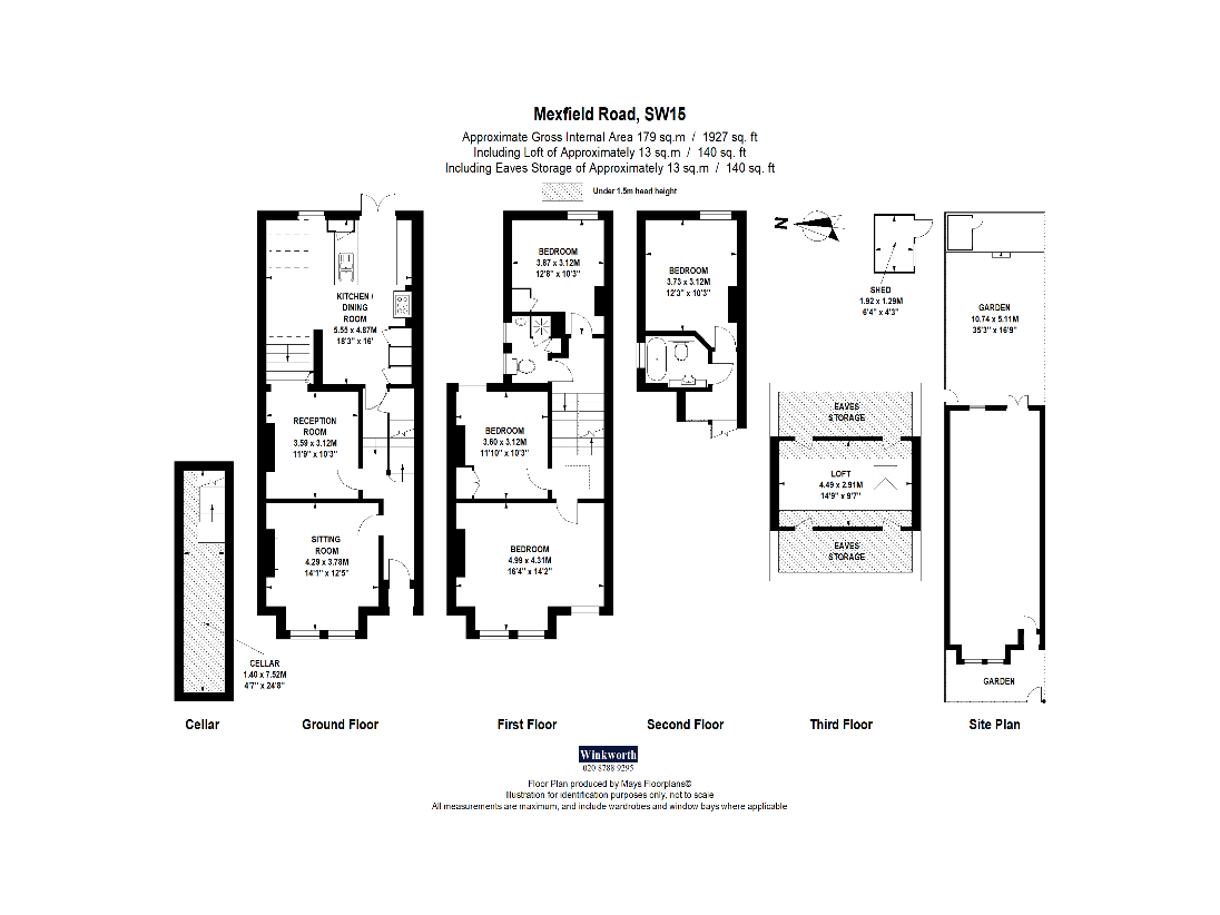 4 bedroom property for sale - floorplan