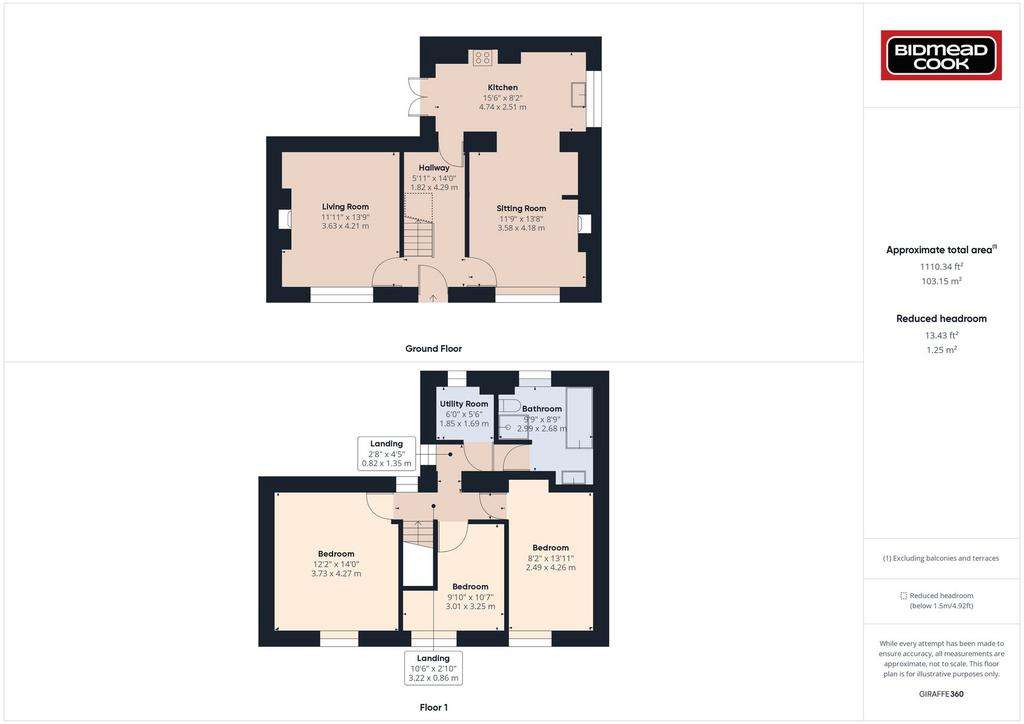 3 bedroom cottage for sale - floorplan