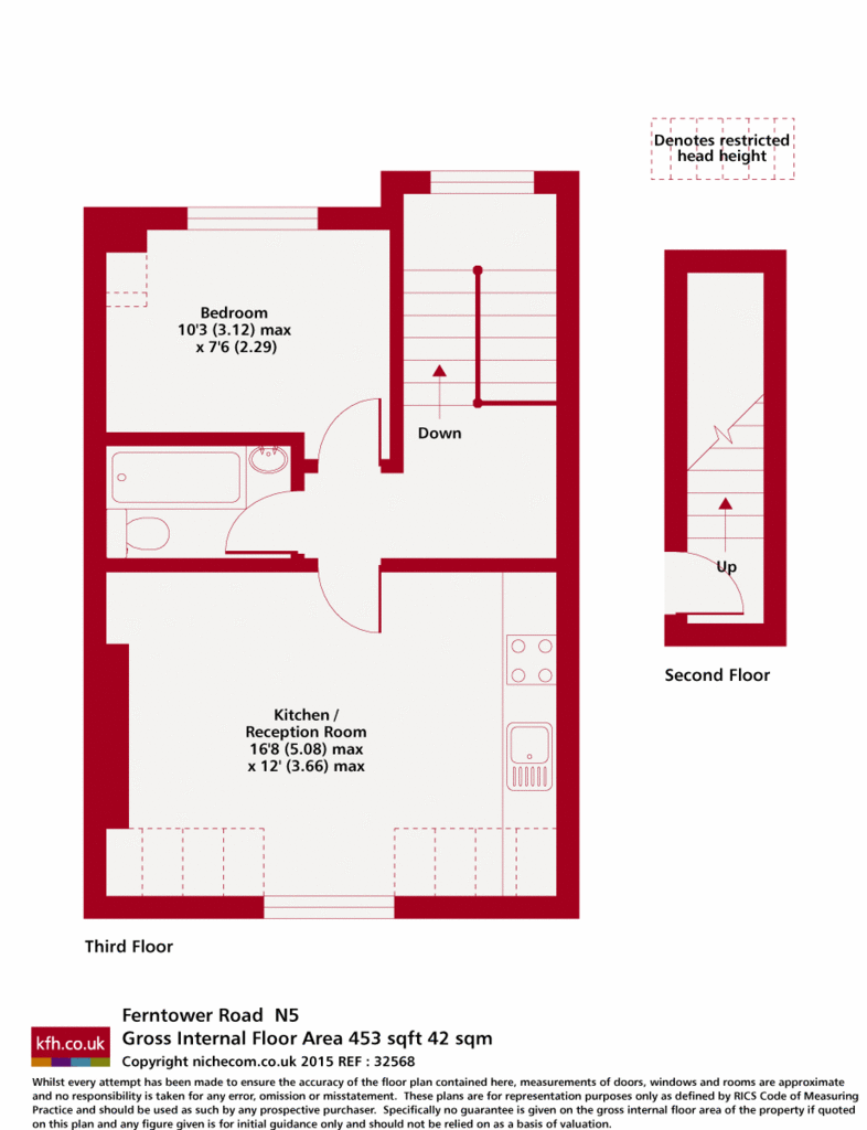 1 bedroom flat for sale - floorplan