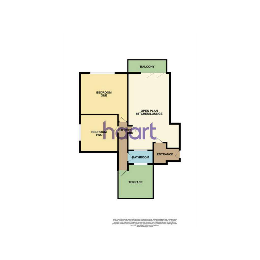 2 bedroom flat for sale - floorplan