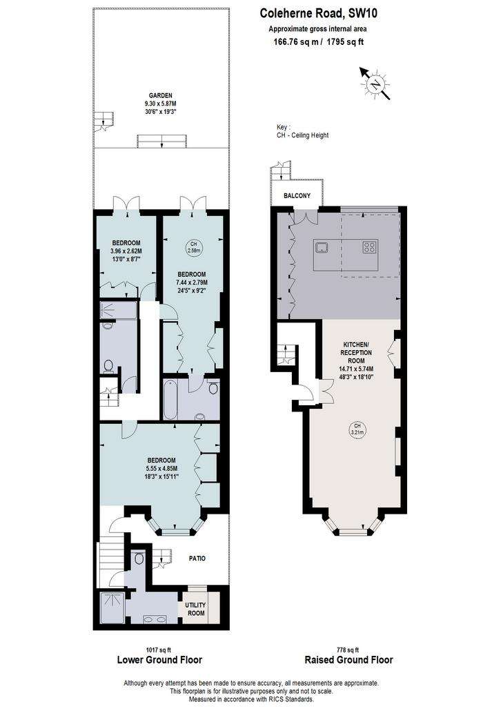 3 bedroom duplex apartment for sale - floorplan